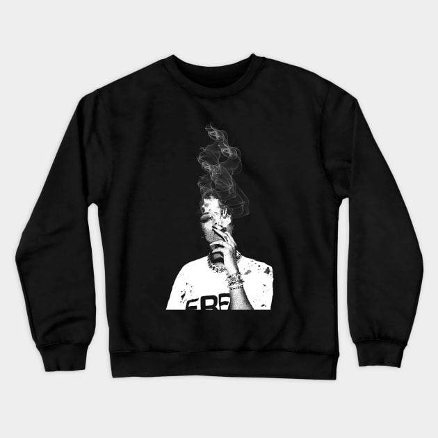 Rihanna Smoking Crewneck Sweatshirt by TuoTuo.id
